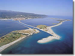 Lefkas island in the Ionian Sea