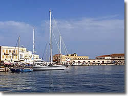 Syros island the Ermoupolis port