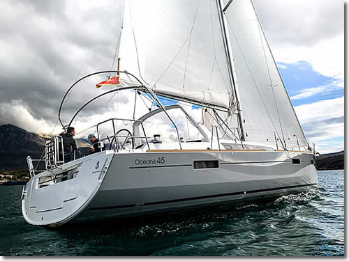Rent the 4 cabins yacht Beneteau - Oceanis 45