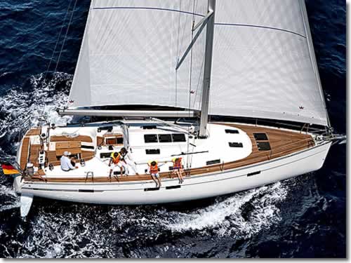 Rent the 4 cabins yacht Bavaria - Cruiser 45