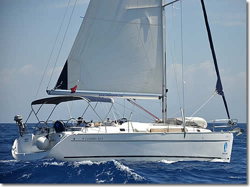 Rent the yacht Beneteau - Cyclades 43.4