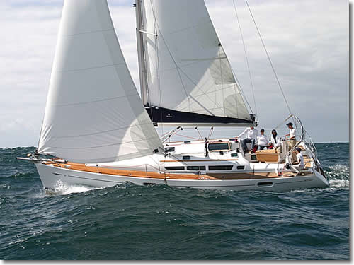 Rent the 3 cabins yacht Jeanneau - Sun Odyssey 42 I